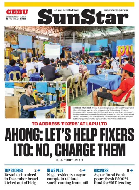 sunstar cebu news today|Local News from Cebu .